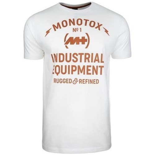 vaatteet Miehet Lyhythihainen t-paita Monotox Industrial Valkoinen