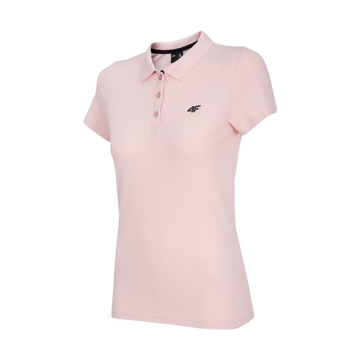 vaatteet Naiset Lyhythihainen t-paita 4F TSD007 Vaaleanpunainen