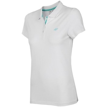 vaatteet Naiset Lyhythihainen t-paita 4F TSD007 Valkoinen