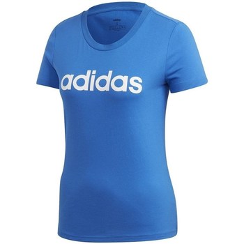 vaatteet Naiset Lyhythihainen t-paita adidas Originals Essentials Slim Tee Sininen