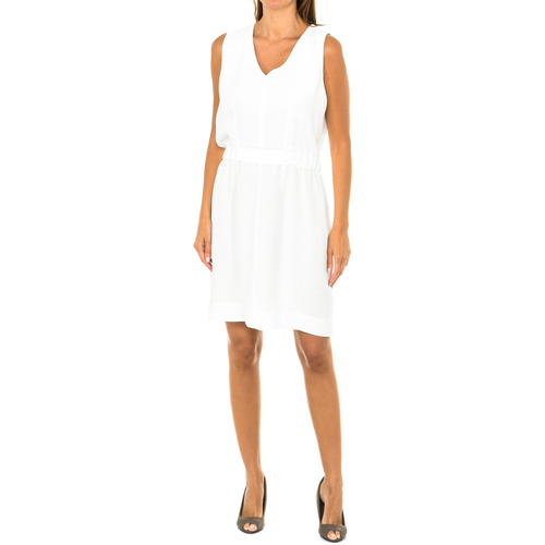 vaatteet Naiset Lyhyt mekko Emporio Armani 3Y5A41-5NYFZ-1148 Valkoinen