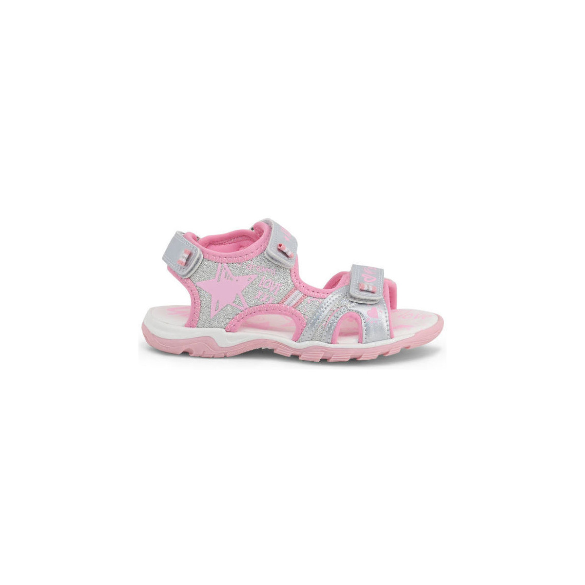 kengät Miehet Sandaalit ja avokkaat Shone 6015-025 Silver/Pink Harmaa