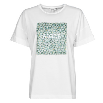 vaatteet Naiset Lyhythihainen t-paita Aigle RAOPTELIB Valkoinen
