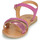 kengät Tytöt Sandaalit ja avokkaat Geox J SANDAL EOLIE GIRL Vaaleanpunainen / Kulta