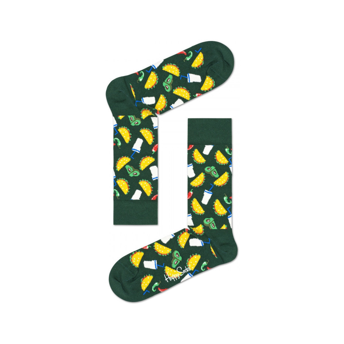 Alusvaatteet Miehet Sukat Happy socks Taco sock Monivärinen