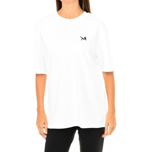 vaatteet Naiset Lyhythihainen t-paita Calvin Klein Jeans J20J209271-112 Valkoinen