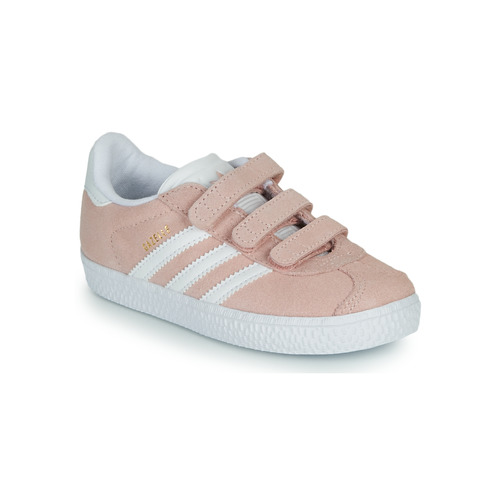 kengät Tytöt Matalavartiset tennarit adidas Originals GAZELLE CF I Vaaleanpunainen