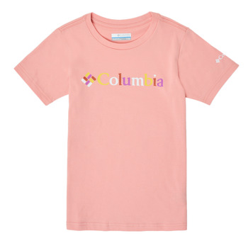 vaatteet Tytöt Lyhythihainen t-paita Columbia SWEET PINES GRAPHIC Vaaleanpunainen