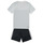 vaatteet Pojat Kokonaisuus Adidas Sportswear B 3S T SET Valkoinen / Musta