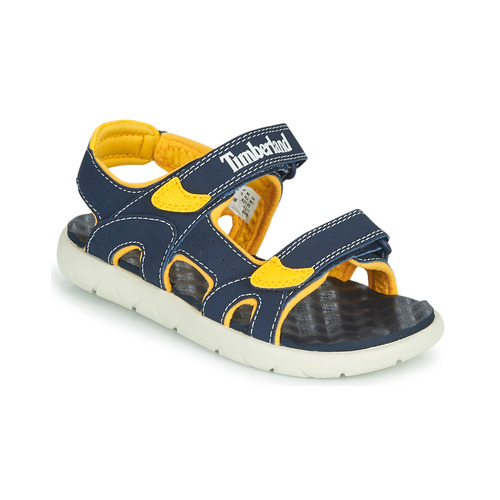 kengät Lapset Sandaalit ja avokkaat Timberland PERKINS ROW 2-STRAP Sininen / Keltainen