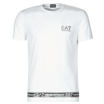 vaatteet Miehet Lyhythihainen t-paita Emporio Armani EA7 3KPT05-PJ03Z-1100 Valkoinen