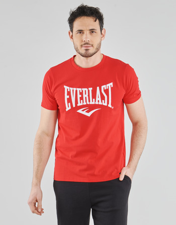 vaatteet Miehet Lyhythihainen t-paita Everlast EVL- BASIC TEE-RUSSEL Punainen