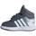 kengät Lapset Korkeavartiset tennarit adidas Originals Hoops Mid 20 I Valkoiset, Grafiitin väriset
