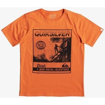 vaatteet Pojat Lyhythihainen t-paita Quiksilver CAMISETA NIO  EQBZT03939 Oranssi