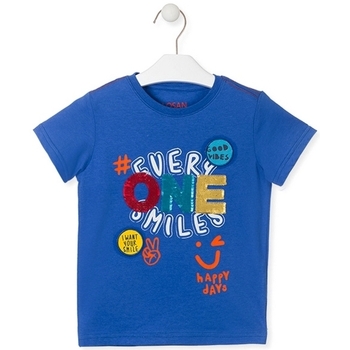 vaatteet Lapset Lyhythihainen t-paita Losan 015-1032AL Sininen