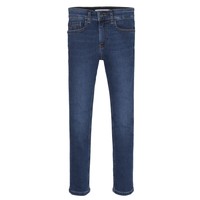 vaatteet Pojat Skinny-farkut Calvin Klein Jeans ESSENTIAL ROYAL BLUE STRETCH Sininen