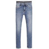 vaatteet Pojat Skinny-farkut Calvin Klein Jeans SKINNY VINTAGE LIGHT BLUE Sininen