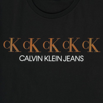 Calvin Klein Jeans CK REPEAT FOIL BOXY T-SHIRT Musta