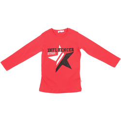 vaatteet Lapset T-paidat pitkillä hihoilla Melby 70C5615 Punainen