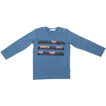 vaatteet Lapset T-paidat pitkillä hihoilla Melby 70C5524 Sininen