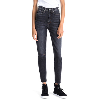 vaatteet Naiset Boyfriend-farkut Calvin Klein Jeans J20J207652 Sininen