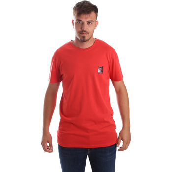 vaatteet Miehet Lyhythihainen t-paita Byblos Blu 2MT0010 TE0045 Punainen
