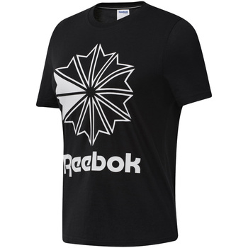 vaatteet Naiset Lyhythihainen t-paita Reebok Sport DT7219 Musta