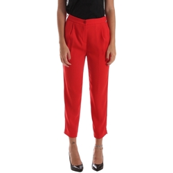 vaatteet Naiset Chino-housut / Porkkanahousut Byblos Blu 2WP0002 TE0012 Punainen