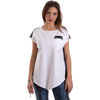 vaatteet Naiset Lyhythihainen t-paita Versace D3HVB657S0683904 Valkoinen