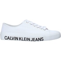 kengät Naiset Matalavartiset tennarit Calvin Klein Jeans B4R0807X Valkoinen