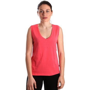 vaatteet Naiset Hihattomat paidat / Hihattomat t-paidat Converse 10017502-A01 Vaaleanpunainen