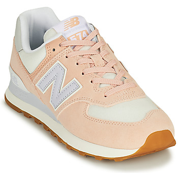 kengät Naiset Matalavartiset tennarit New Balance 574 Vaaleanpunainen / Sininen
