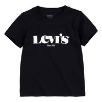 vaatteet Pojat Lyhythihainen t-paita Levi's GRAPHIC TEE Musta