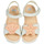 kengät Tytöt Sandaalit ja avokkaat Camper TWINS Vaaleanpunainen / Valkoinen