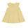 vaatteet Tytöt Lyhyt mekko Petit Bateau MERINGUE Keltainen