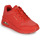kengät Naiset Matalavartiset tennarit Skechers UNO STAND ON AIR Punainen
