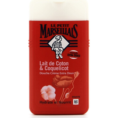 kauneus Naiset Kylpytuotteet Le Petit Marseillais Extra Gentle Cream Shower - Cotton Milk & Poppy Other