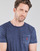vaatteet Miehet Lyhythihainen t-paita Polo Ralph Lauren T-SHIRT AJUSTE COL ROND EN COTON LOGO PONY PLAYER Sininen