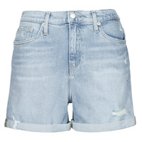 vaatteet Naiset Shortsit / Bermuda-shortsit Calvin Klein Jeans MOM SHORT Sininen / Clear