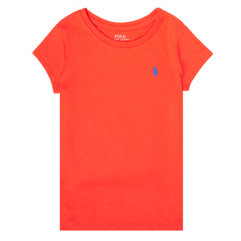 vaatteet Tytöt Lyhythihainen t-paita Polo Ralph Lauren SIDONIE Punainen