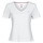 vaatteet Naiset Lyhythihainen t-paita Tommy Jeans SOFT JERSEY V NECK Valkoinen