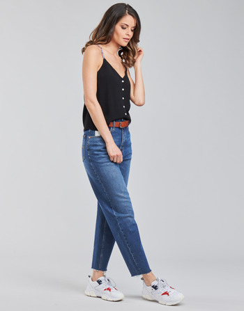 Tommy Jeans TJW CAMI TOP BUTTON THRU Musta