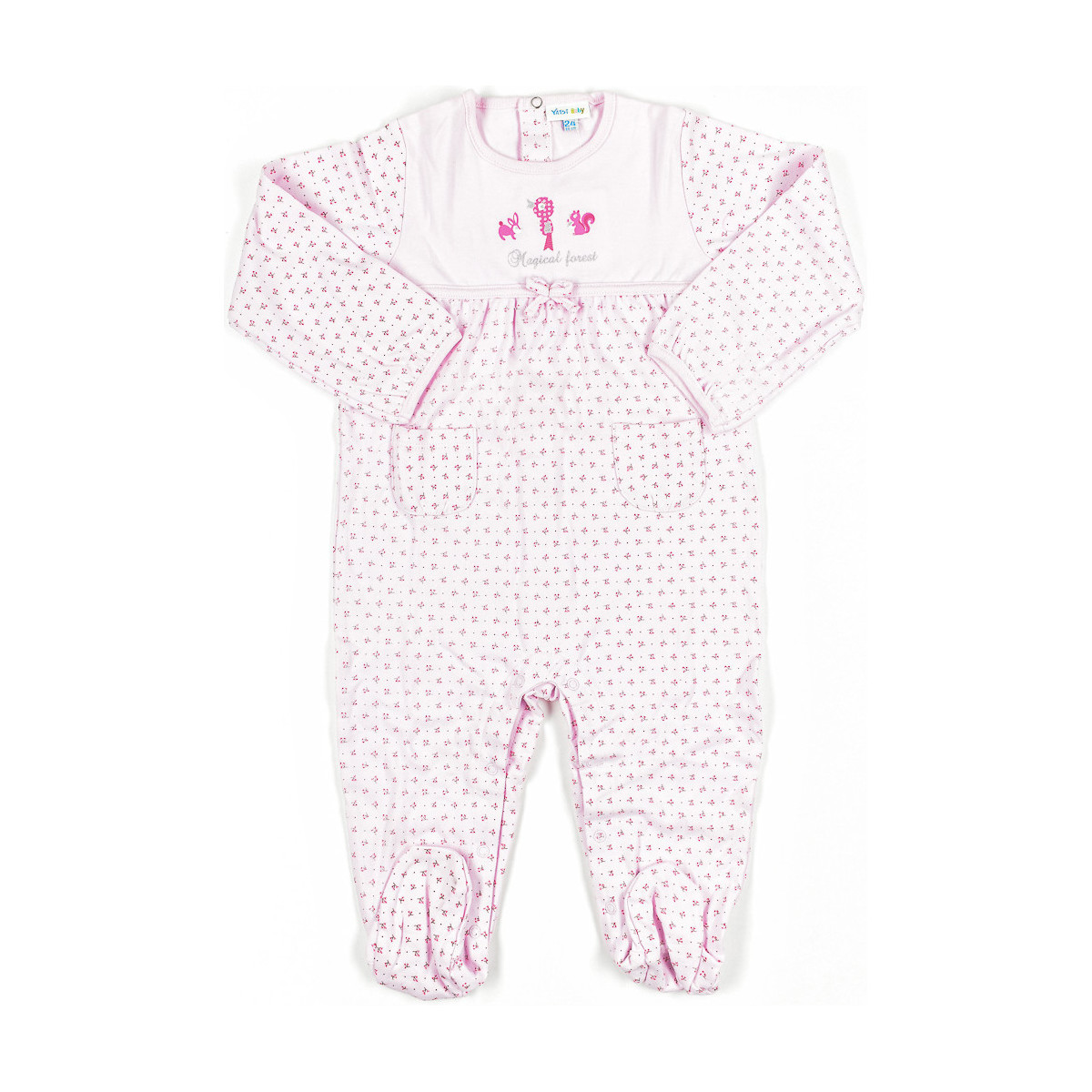 vaatteet Lapset pyjamat / yöpaidat Yatsi 8083-ROSA Vaaleanpunainen