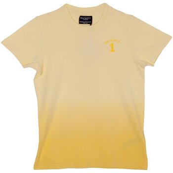 vaatteet Pojat Lyhythihainen t-paita Hackett HK500146-043 Keltainen