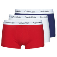 Alusvaatteet Miehet Bokserit Calvin Klein Jeans RISE TRUNK X3 Laivastonsininen / Valkoinen / Punainen
