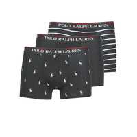 Alusvaatteet Miehet Bokserit Polo Ralph Lauren CLASSIC TRUNK X3 Musta / Valkoinen / Musta