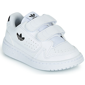 kengät Lapset Matalavartiset tennarit adidas Originals NY 92 CF I Valkoinen / Musta