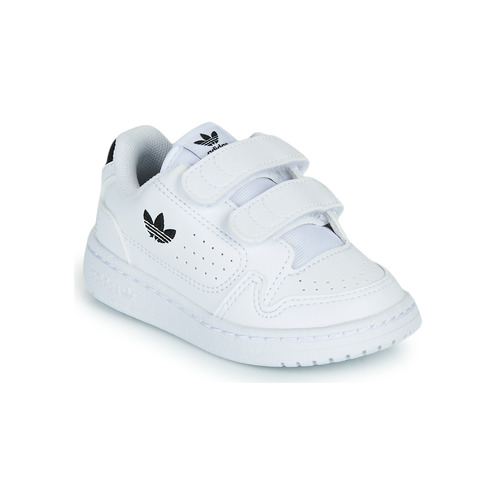 kengät Lapset Matalavartiset tennarit adidas Originals NY 92 CF I Valkoinen / Musta