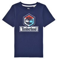 vaatteet Pojat Lyhythihainen t-paita Timberland GRISS Laivastonsininen