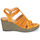 kengät Naiset Sandaalit ja avokkaat Adige FLORY V4 UNDER SAFRAN Keltainen